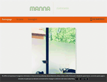 Tablet Screenshot of mannamilano.it